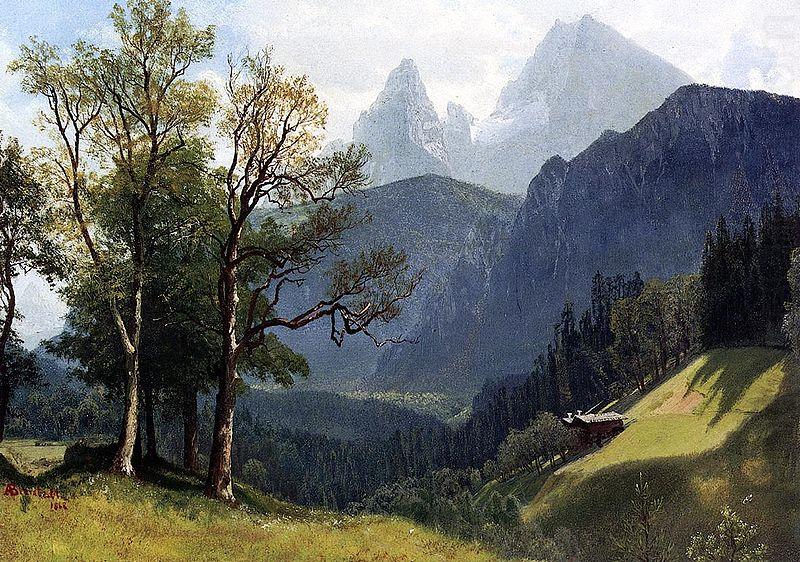 Albert Bierstadt Tyrolean Landscape oil painting picture